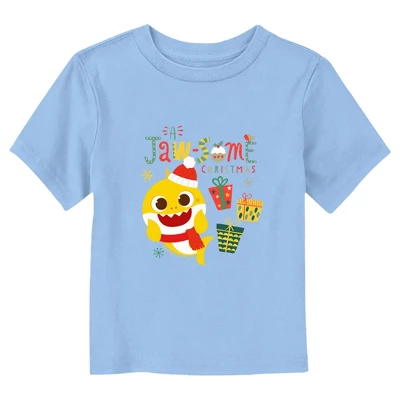 Toddler's Baby Shark Jawsome Christmas T-Shirt - Image 2