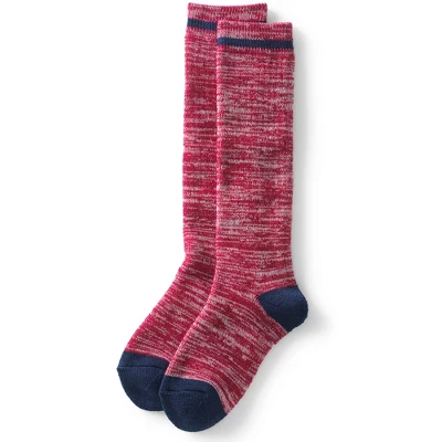 Lands' End Kids Thermaskin Heat Knee High Boot Socks - Image 2