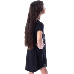 Harry Potter Girls' Hogwarts Castle Gold Foil Nightgown Pajama Sleep Top Hogwarts Castle