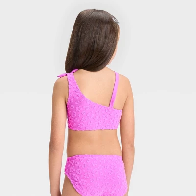 Girls' Solid Bikini Set - Cat & Jack™ Purple - Image 2