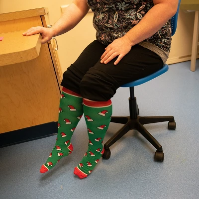 Copper Zone Fun Holiday Cheer Knee High Compression Socks - Great Stockin Stuffers - 3 Pair Pack - Image 4