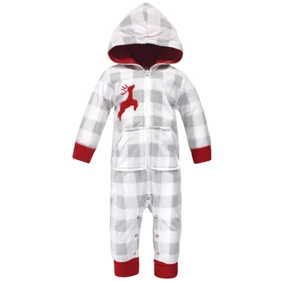 Hudson Baby Infant Fleece Jumpsuits, Coveralls, And Playsuits 2pk, Santas Sleigh - Image 2