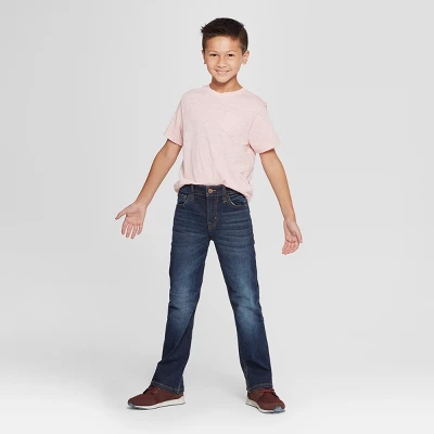 Boys' Stretch Bootcut Fit Jeans - Cat & Jack™ - Image 2
