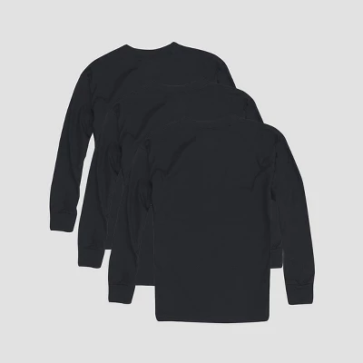 Hanes Kids' Comfort Soft 3pk Long Sleeve T-Shirt