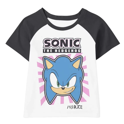 Sonic The Hedgehog Sonic Checkers 4-Pack Youth Girls Tees - Image 2