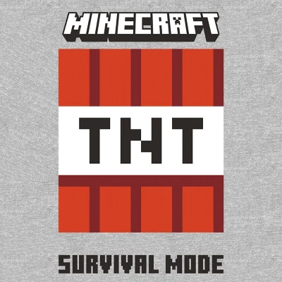 Boys' Minecraft Fleece Sweatshirt - Heather Gray - Image 3