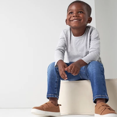 Gerber Infant And Toddler Neutral Denim Straight Fit Jeans - Image 8