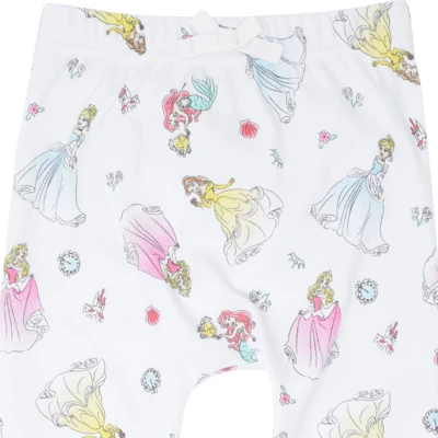Disney Princess Belle Aurora Cinderella Baby Girls 3 Pack Pants Newborn To Infant - Image 7