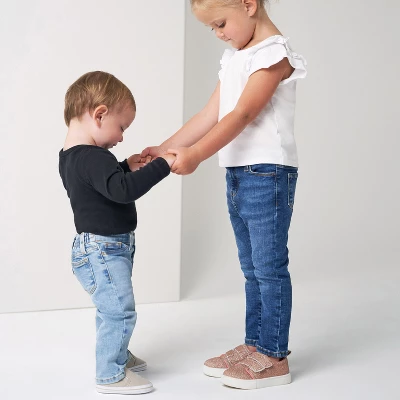 Gerber Infant And Toddler Neutral Denim Straight Fit Jeans - Image 2