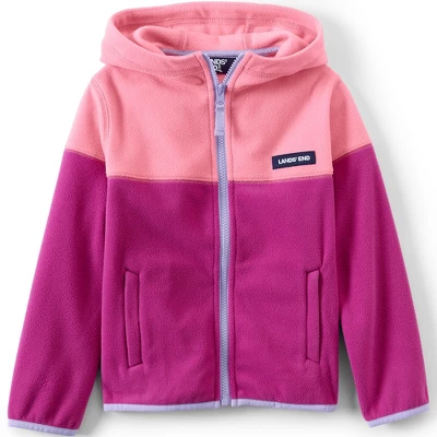 Lands' End Kids Fleece Full Zip Jacket With Hood - Image 6