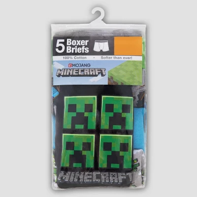 Boys' Minecraft 5pk Underwear