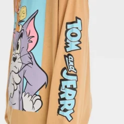 Boys' Long Sleeve Tom & Jerry Graphic T-Shirt - Art Class™ Tan