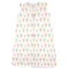Luvable Friends Baby Girl Sleeveless Jersey Cotton Sleeping Bag, Sack, Blanket, Ice Cream Jersey