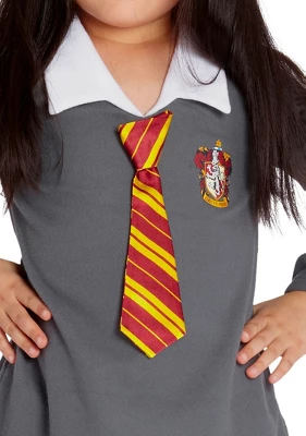 HARRY POTTER "Hermione Granger Gryffindor Halloween Toddler Costume Uniform Tie Pajama Gown - Image 2