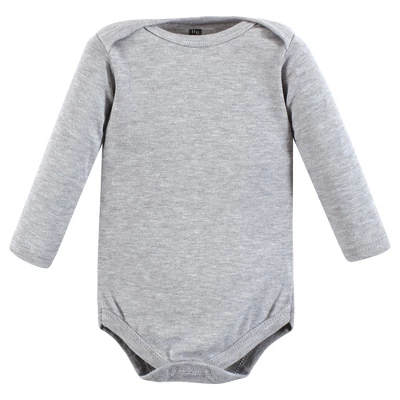 Hudson Baby Unisex Baby Cotton Long-Sleeve Bodysuits, Sports Stripes - Image 5