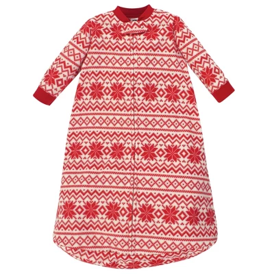 Hudson Baby Infant Long-Sleeve Fleece Sleeping Bag, Reindeer, 0-9 Months - Image 3