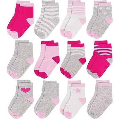 Rising Star Kid's 12 Pack Socks For Boys And Girls, Toddlers Or Little Kids Ages 2-10 - Image 7